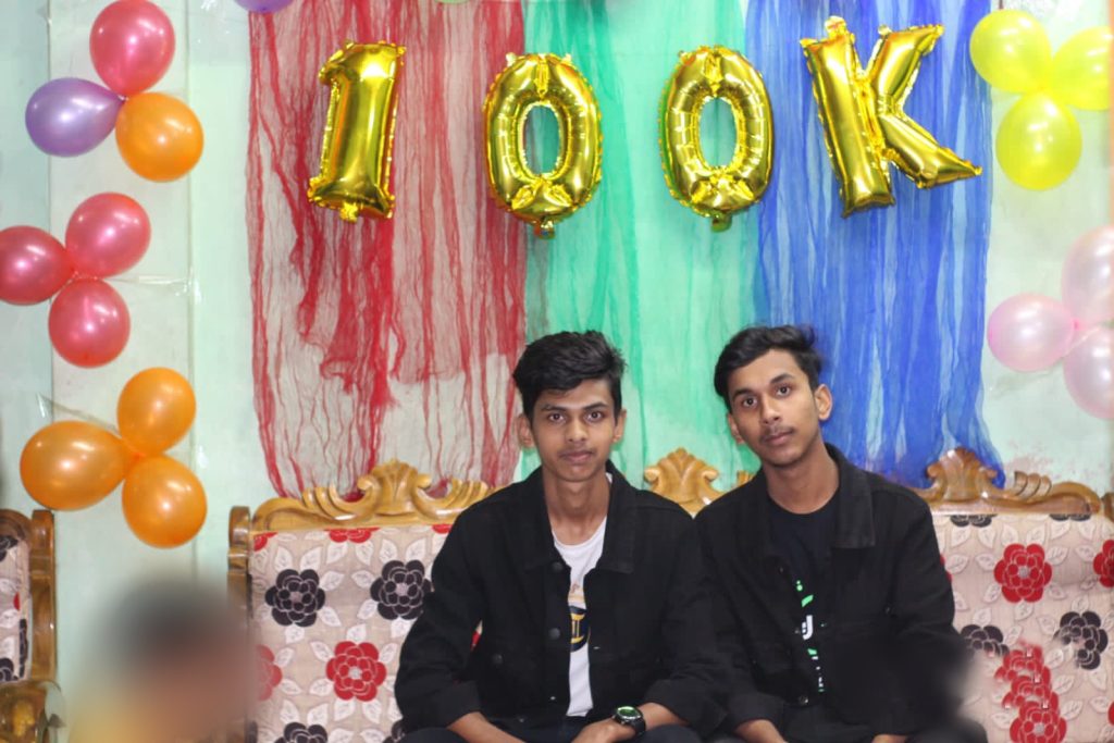 100k Subscribers Celebration Picture